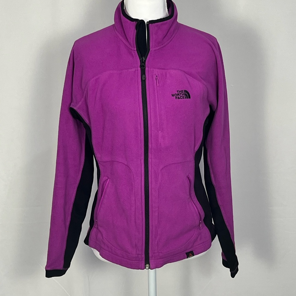 The North Face Polartec Women's Purple and Black Full-Zip Fleece Jacket